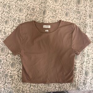 Babaton Countour Crop Tee NWOT